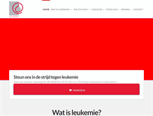Tablet Screenshot of leukemie.nl